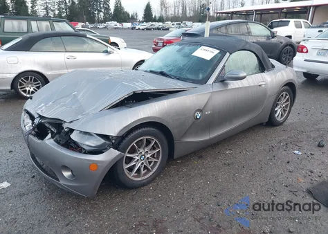 2005 BMW Z4 2.5I z USA, uszkodzony, nr VIN 4USBT33505LS55191
